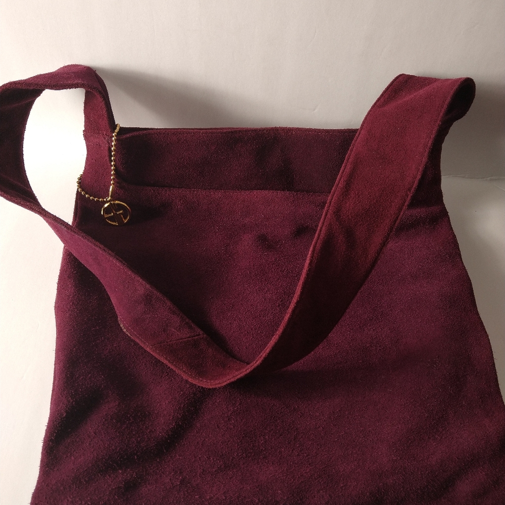 Gianni Bernini suede purse